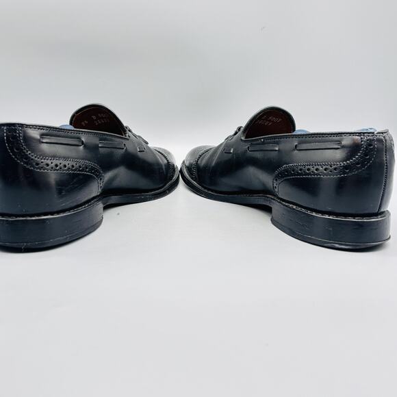 Allen Edmonds Grayson Tassel Loafers - Black Custom Calf  Allen Edmonds Shoes Mens 9.5 Black Leather Jermyn Tassel Loafers Cap Toe Dress